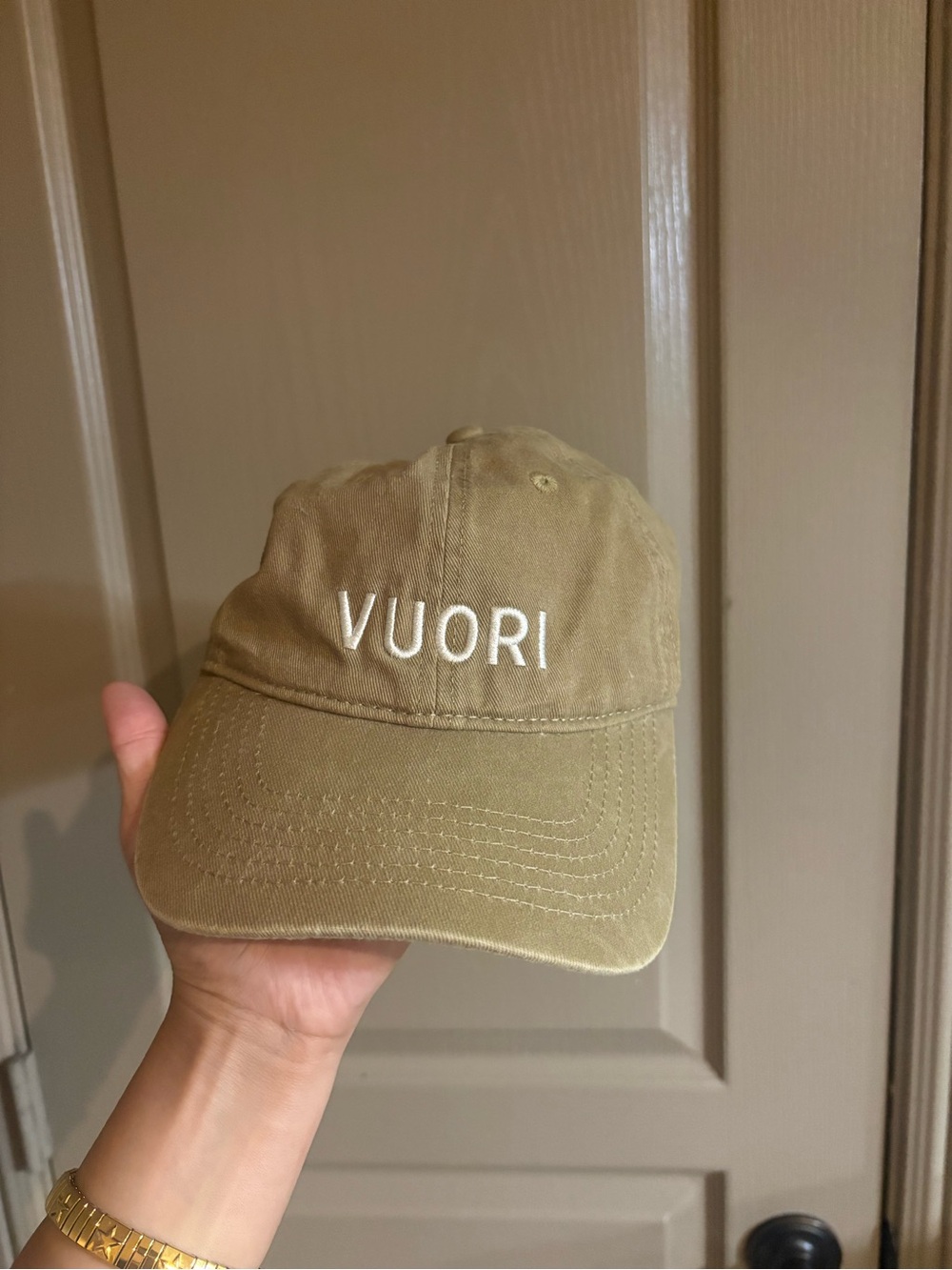 Vuori greenish Embroidered Logo Cap